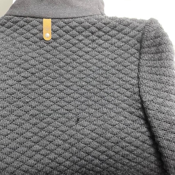 Mackage - Wool and Leather Jacket with Quilted Knit Sleeves - Size S - Picture 7 of 9